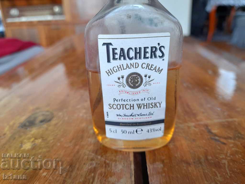 Old bottle of Teachers with price 15.00 BGN | € 7.67 Old bottle of Teachers with price 15.00 BGN | € 7.67