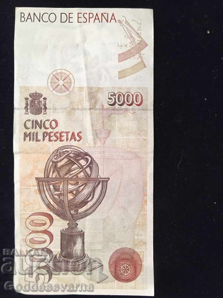 Ισπανία 5000 Pesetas 1992-6 Επιλογή 165 Ref1464 με τιμή 80.00 BGN | € 40.90 Ισπανία 5000 Pesetas 1992-6 Επιλογή 165 Ref1464 με τιμή 80.00 BGN | € 40.90