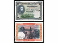 Spain 100 Pesetas 1925 Pick 69 Ref 2170 Uncirculated
