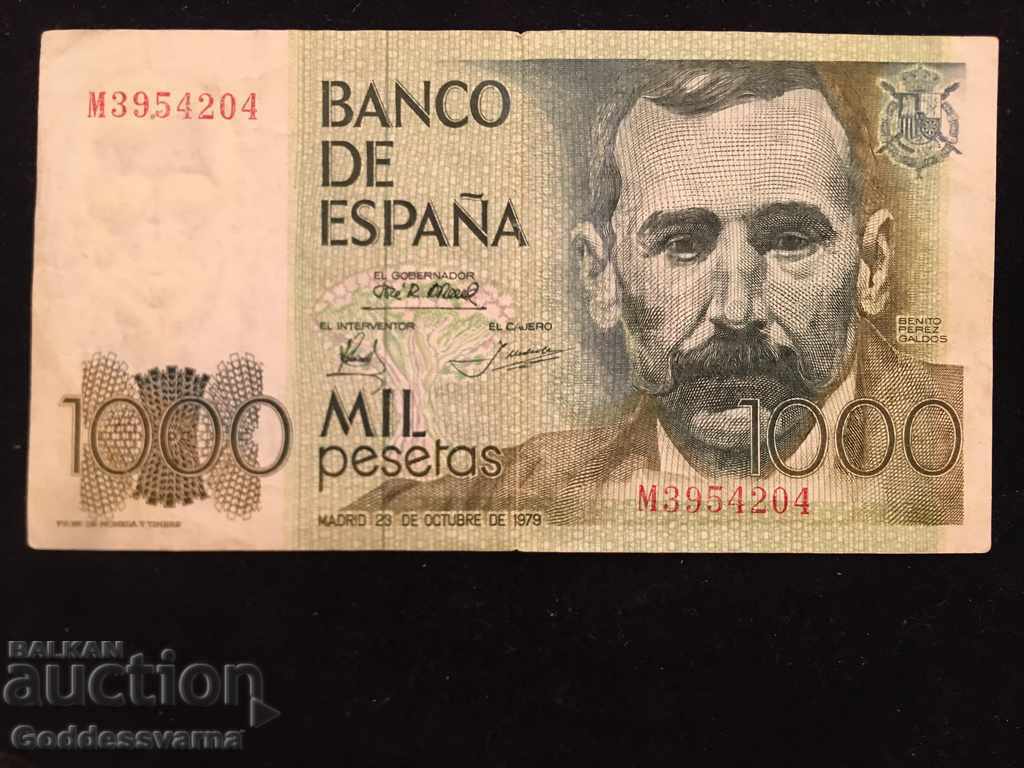 Ισπανία 1000 Pesetas 1979 Επιλογή 158 Ref 4204