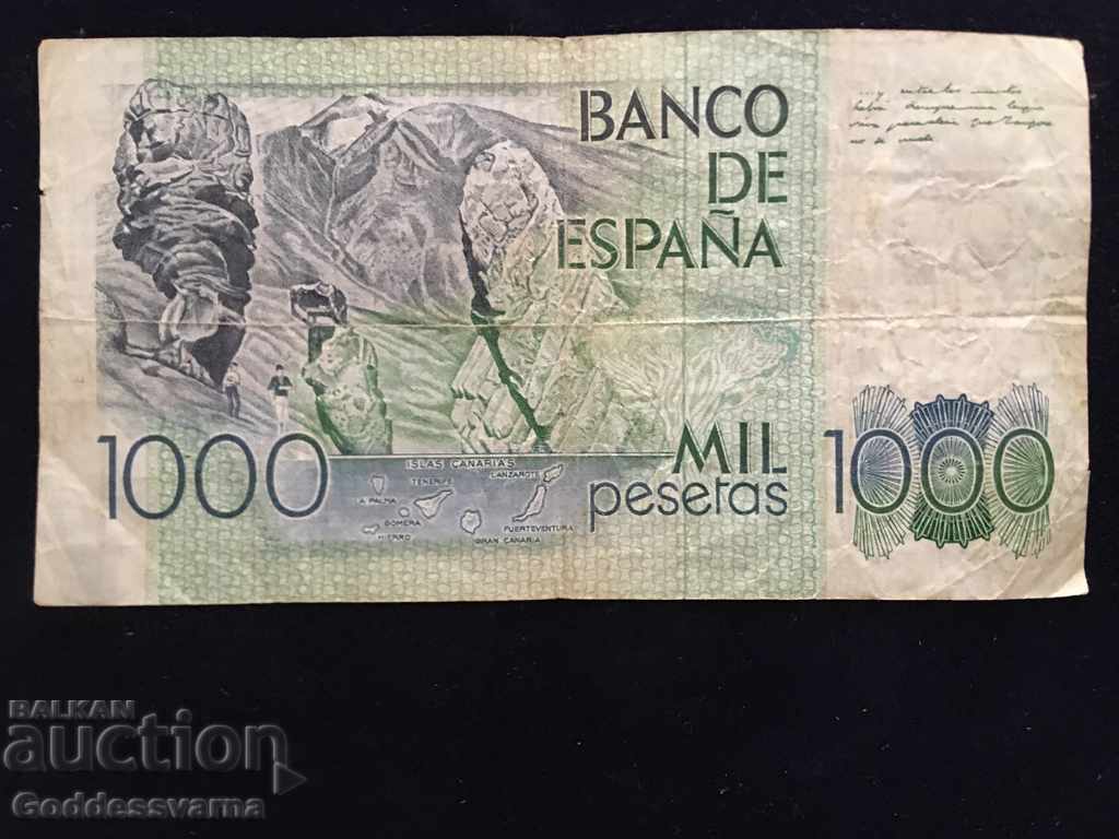 Spain 1000 Pesetas 1979 Pick 158 Ref 6092 with price 20.00 BGN | € 10.23 Spain 1000 Pesetas 1979 Pick 158 Ref 6092 with price 20.00 BGN | € 10.23