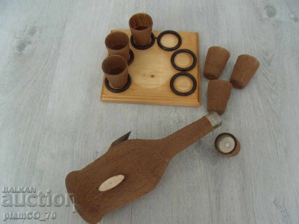 Delivery of № * 5428 old set / service - cups with bottle Delivery of № * 5428 old set / service - cups with bottle