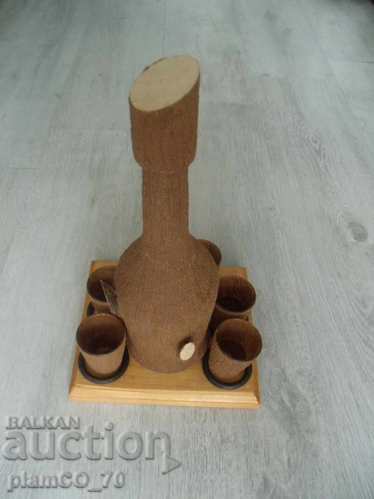 № * 5428 old set / service - cups with bottle - 5 № * 5428 old set / service - cups with bottle - 5