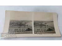 Stereocard Venezia Panorama verso S. Giorgio 1903