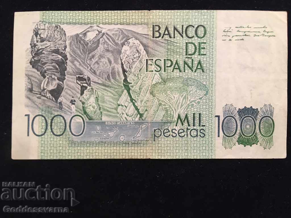 Spain 1000 Pesetas 1979 Pick 158 Ref 4204 with price 20.00 BGN | € 10.23