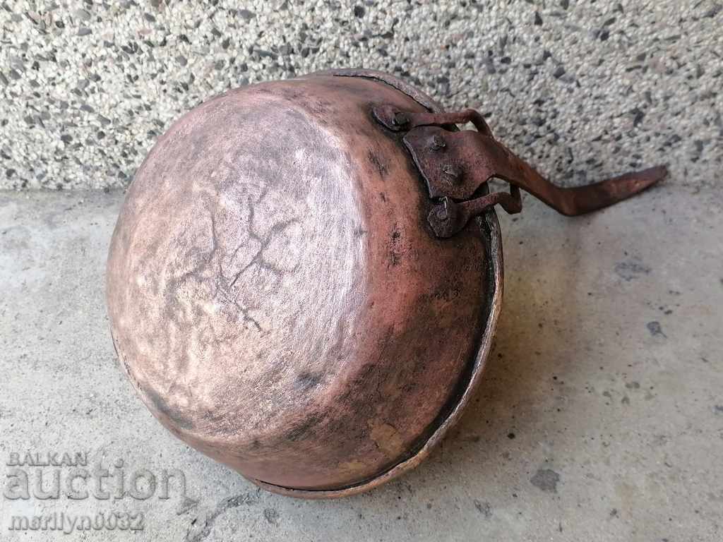 Παλιό χάλκινο ταψί, χαλκός, δίσκος, χάλκινο δοχείο - 5 Παλιό χάλκινο ταψί, χαλκός, δίσκος, χάλκινο δοχείο - 5