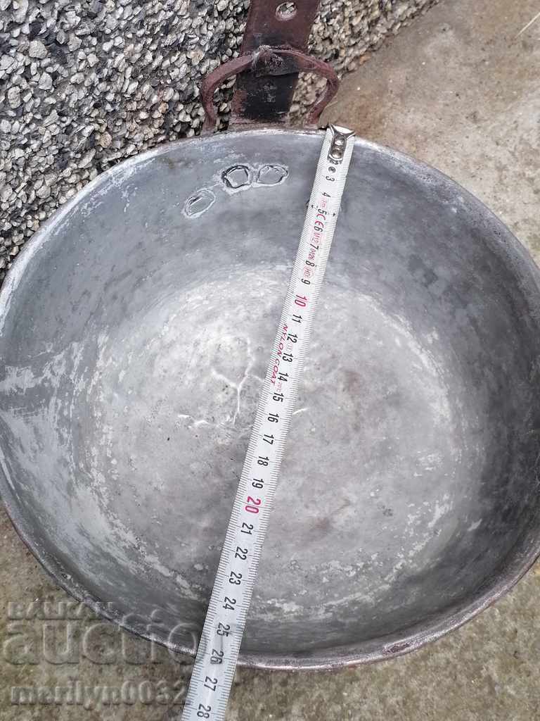 Παλιό χάλκινο ταψί, χαλκός, δίσκος, χάλκινο δοχείο - 7 Παλιό χάλκινο ταψί, χαλκός, δίσκος, χάλκινο δοχείο - 7