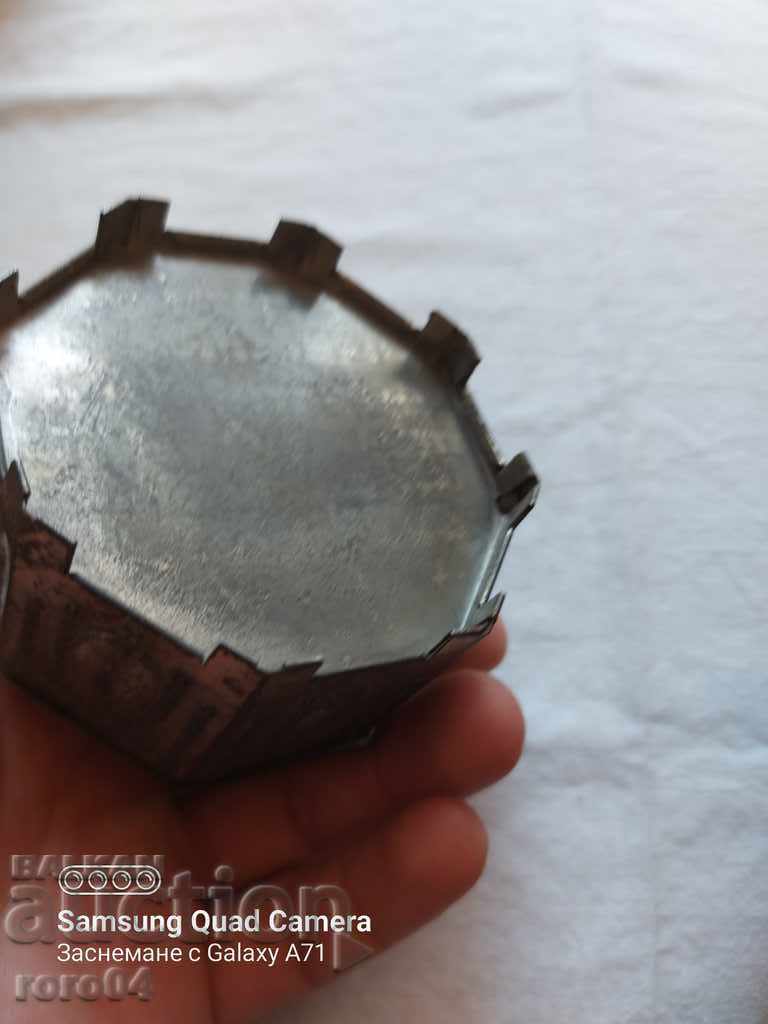 BOX - JEWELERY - OLD - SHEET METAL - 5 BOX - JEWELERY - OLD - SHEET METAL - 5