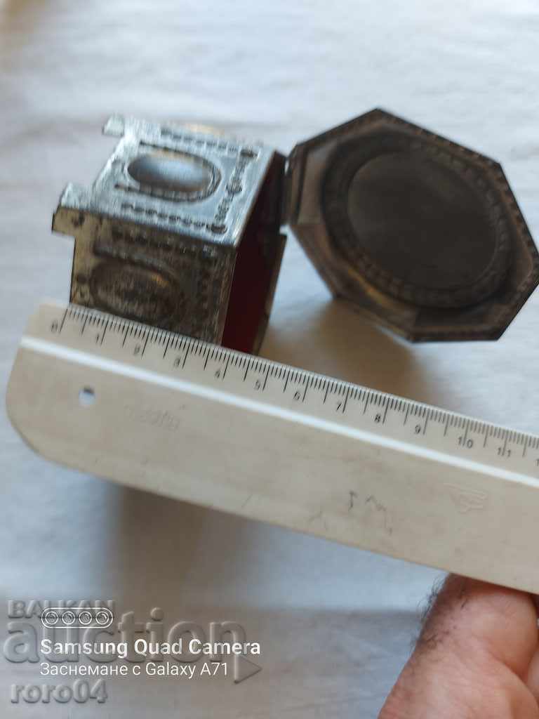 BOX - JEWELERY - OLD - SHEET METAL - 7 BOX - JEWELERY - OLD - SHEET METAL - 7