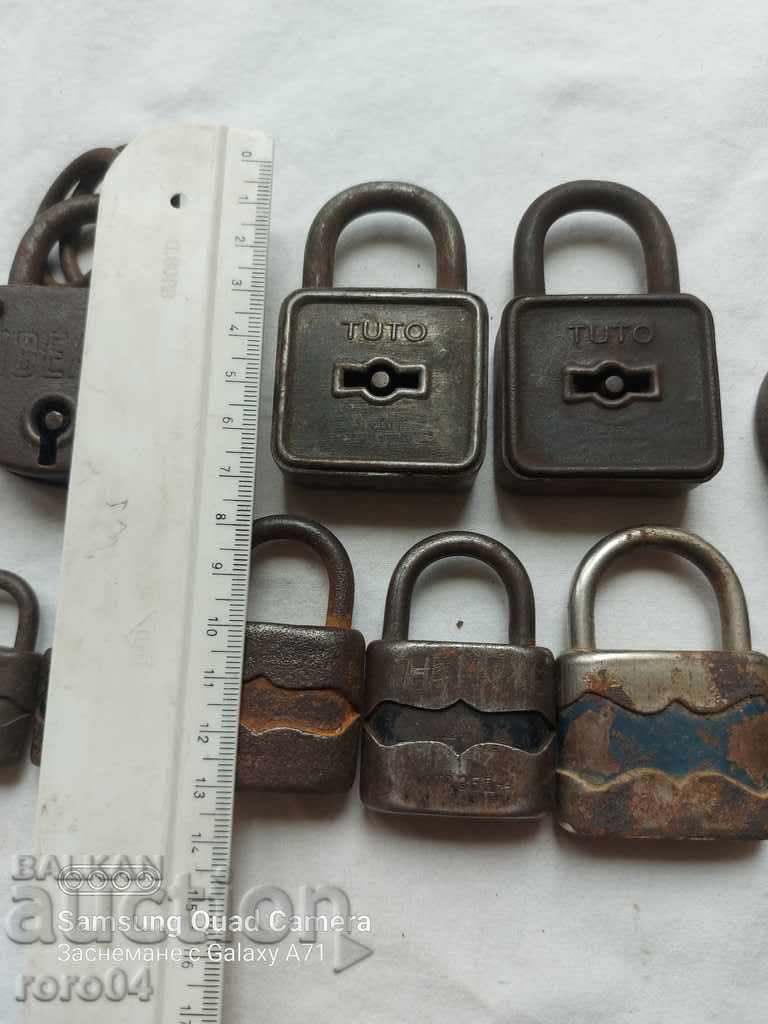 Auction LATCHES - 10 PIECES - OLD - COLLECTION Auction LATCHES - 10 PIECES - OLD - COLLECTION