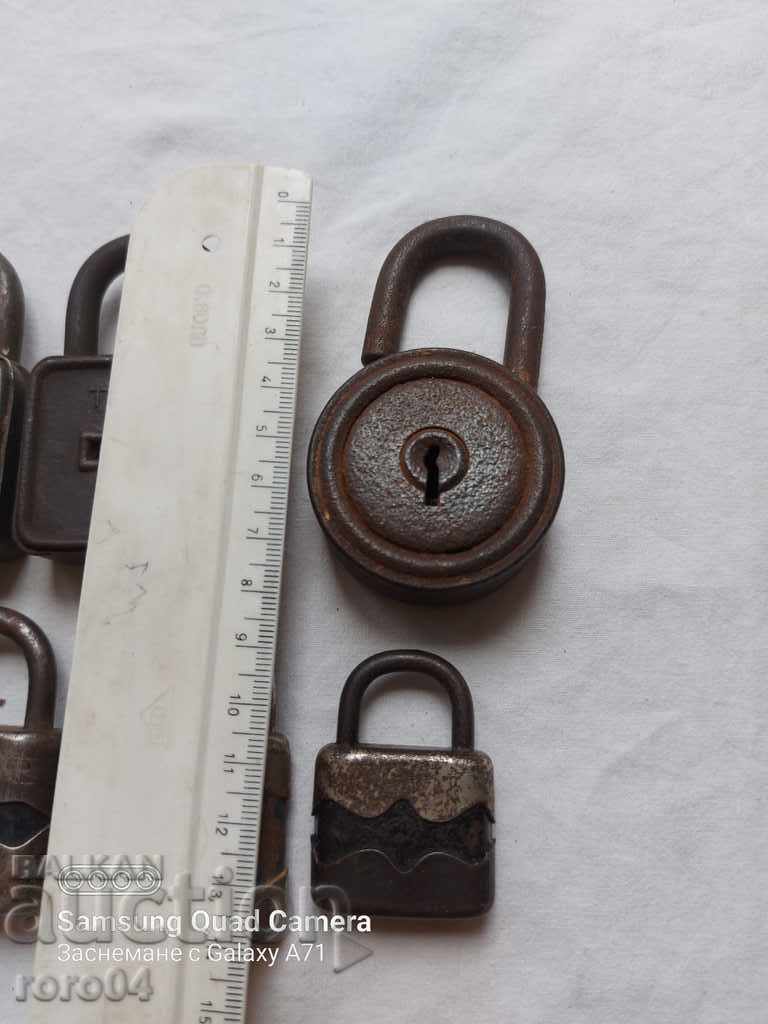 Delivery of LATCHES - 10 PIECES - OLD - COLLECTION Delivery of LATCHES - 10 PIECES - OLD - COLLECTION
