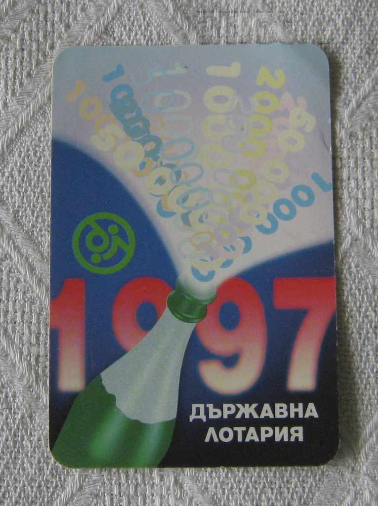 STATE LOTTERY OF LUCK CALENDAR 1997