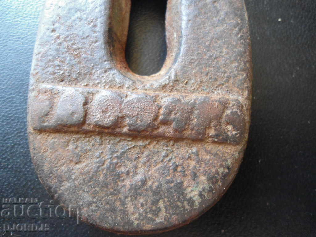 Old weight, mace, markings with price 4.00 BGN | € 2.05 Old weight, mace, markings with price 4.00 BGN | € 2.05