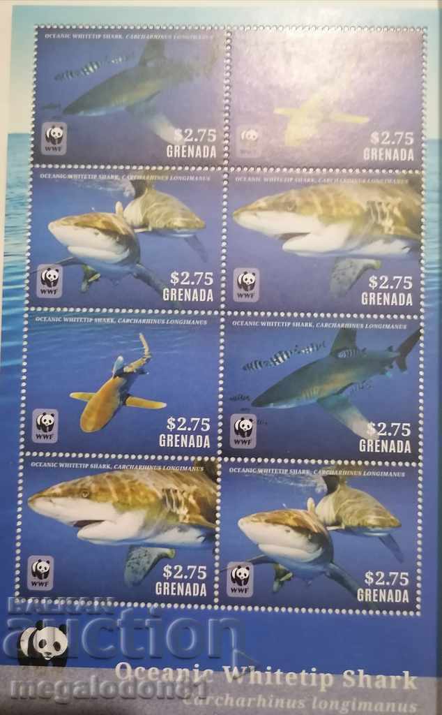 Гренада - защитена фауна, WWF, акула