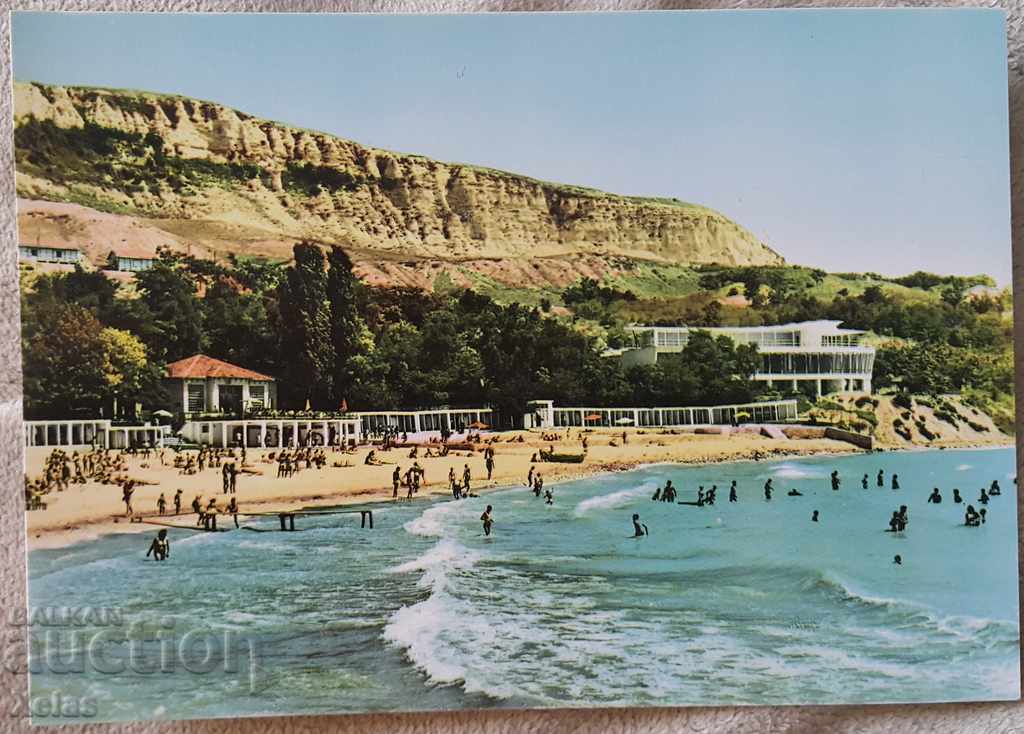 Old postcard 1960s Balchik