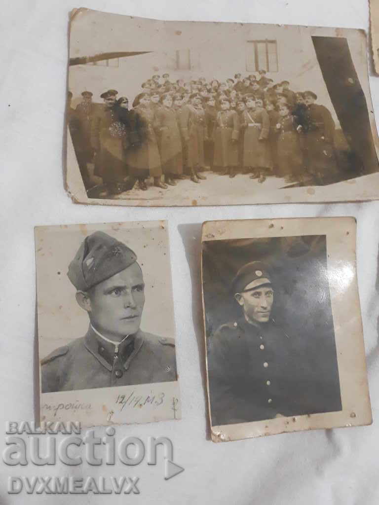 Lot of royal photos of soldiers, military, Kingdom of Bulgaria, arm with price 20.00 BGN | € 10.23 Lot of royal photos of soldiers, military, Kingdom of Bulgaria, arm with price 20.00 BGN | € 10.23