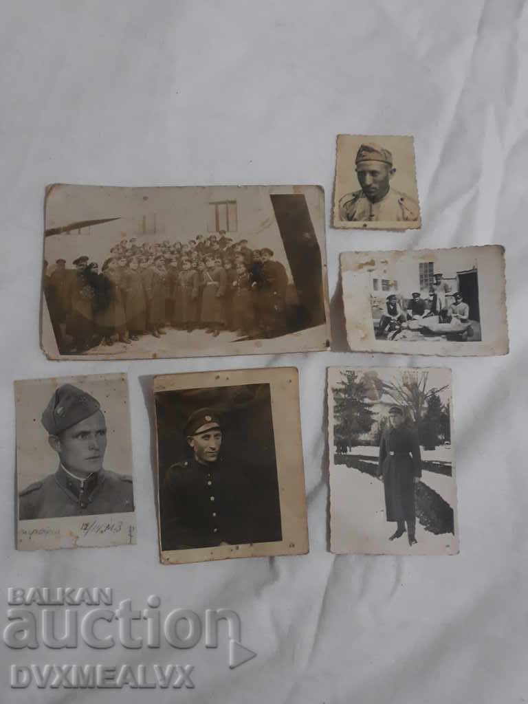 Lot of royal photos of soldiers, military, Kingdom of Bulgaria, arm