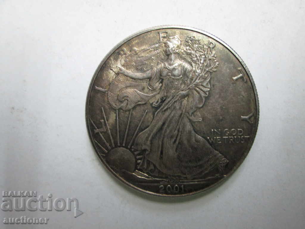 2001 SILVER EAGLE 1DOLAR with price 100.00 BGN | € 51.13 2001 SILVER EAGLE 1DOLAR with price 100.00 BGN | € 51.13
