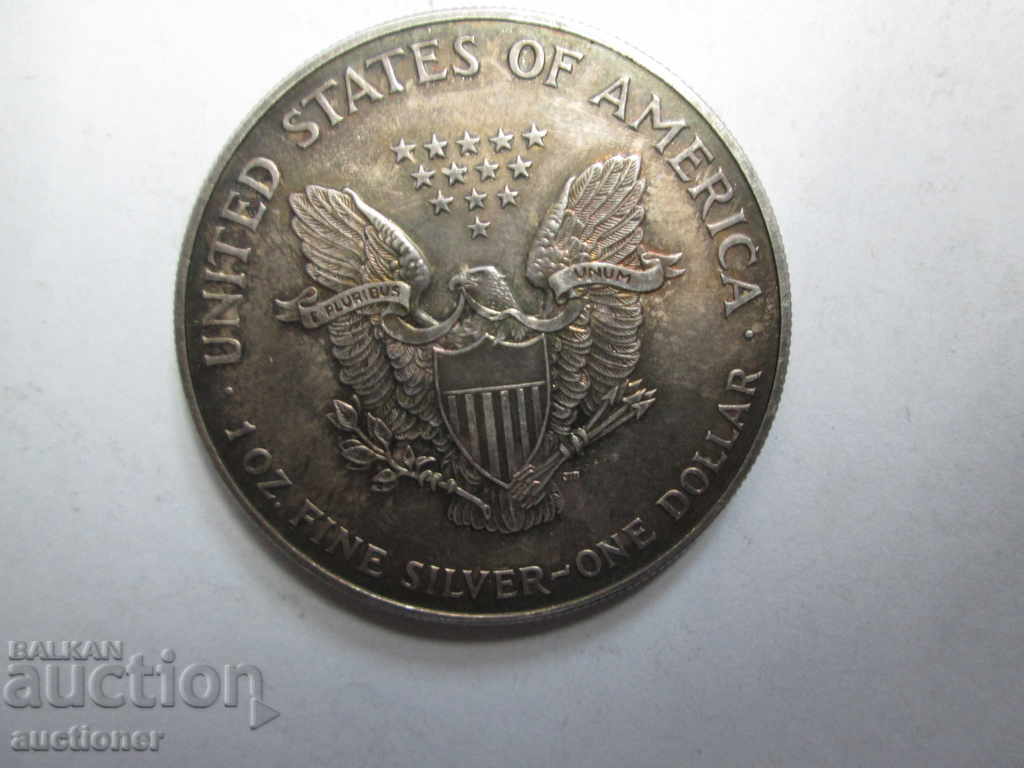 Auction 2001 SILVER EAGLE 1DOLAR Auction 2001 SILVER EAGLE 1DOLAR