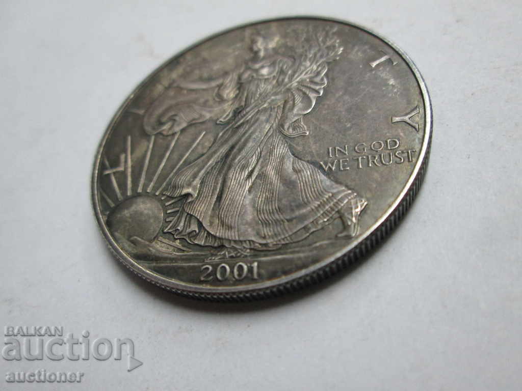 2001 SILVER EAGLE 1DOLAR - 6 2001 SILVER EAGLE 1DOLAR - 6