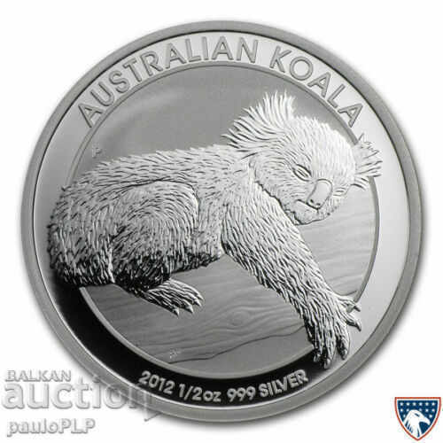 1/2 oz Ασημένια Αυστραλιανή Κουάλα 2012