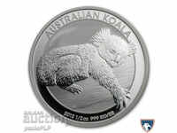 1/2 oz Сребро Австралииска Коала 2012