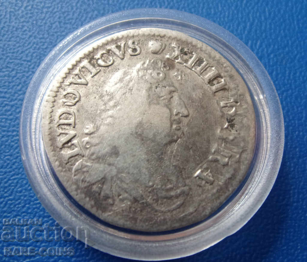 Γαλλία Ludwig XIIII 4 Sol 1675 D Σπάνιο πρωτότυπο με τιμή € 43.46 | 85.00 BGN