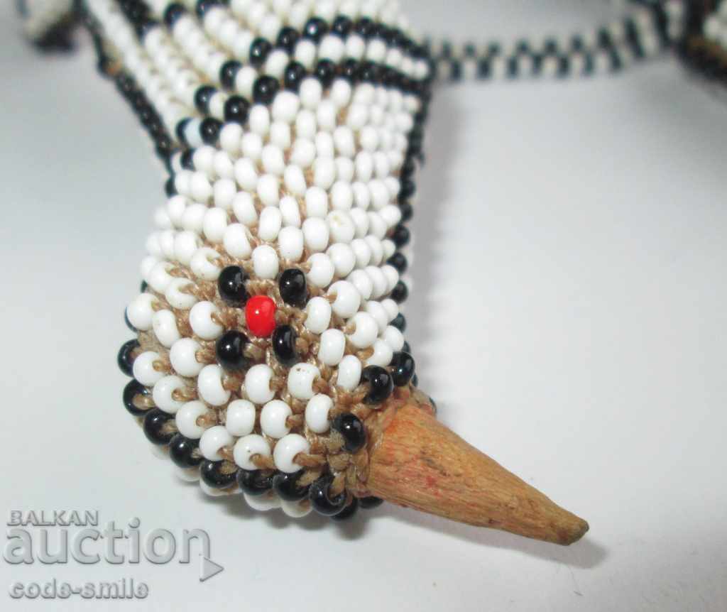 Unique Old Revival Bird Braided Bead Beads - 7 Unique Old Revival Bird Braided Bead Beads - 7