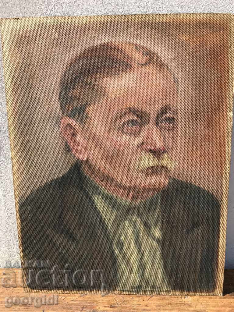 Old oil painting portrait. №0280