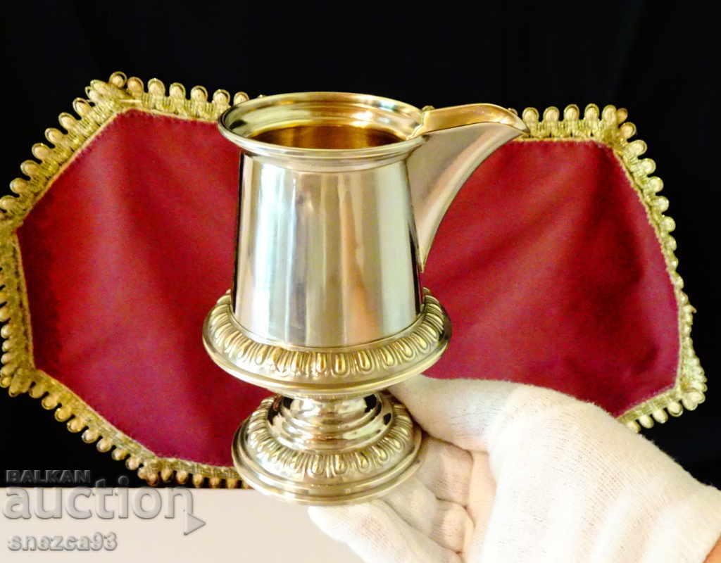 Auction  Swedish silver-plated rakia jug Gust.Eriksson