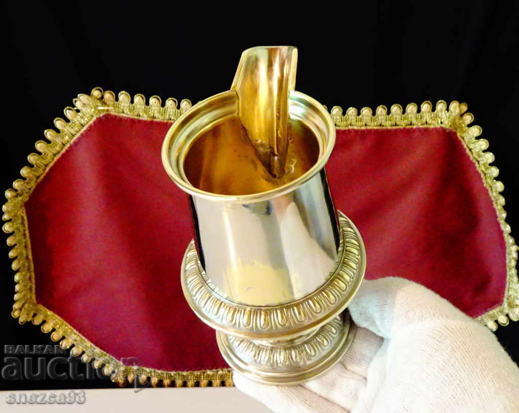 Delivery of Swedish silver-plated rakia jug Gust.Eriksson
