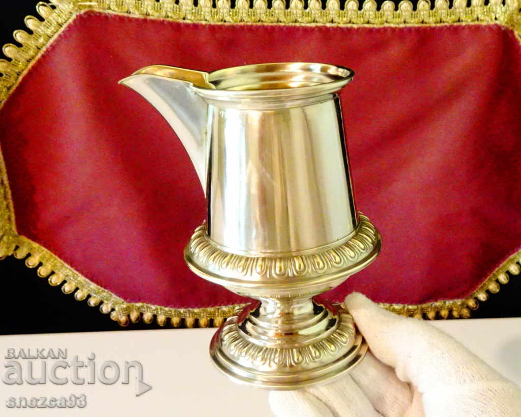 Swedish silver-plated rakia jug Gust.Eriksson