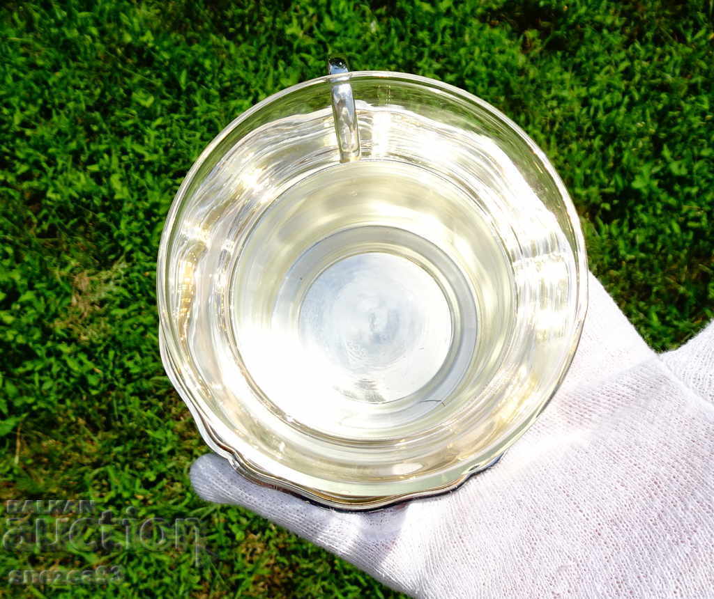 Silver-plated cup with saucer Quist W. Germany - 5 Silver-plated cup with saucer Quist W. Germany - 5