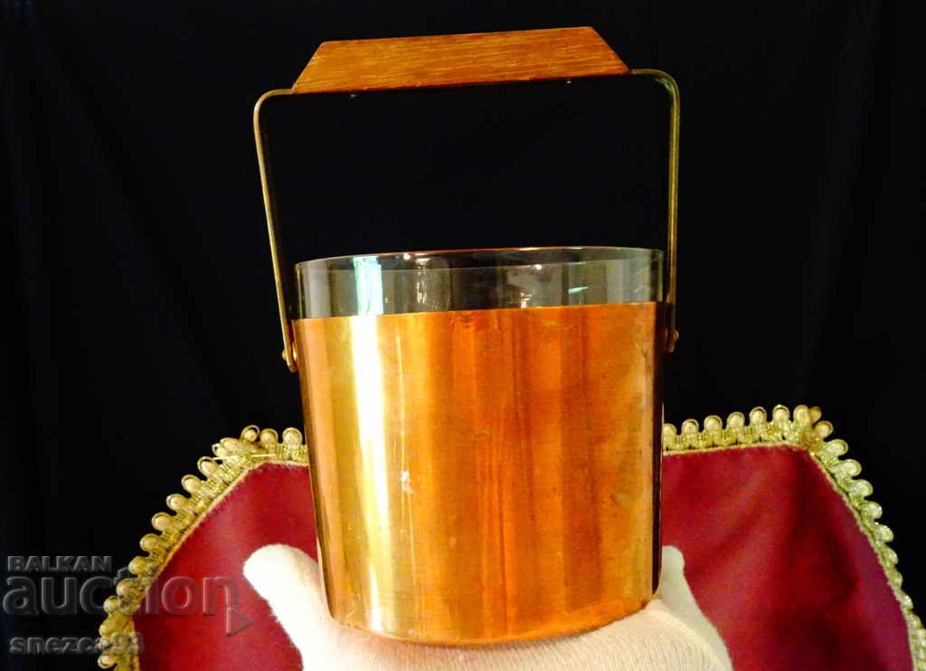 Δοχείο μελιού για πάγο, καλάθι, καθαρό κόκκινο μέλι συν γυάλινο δοχείο - 5