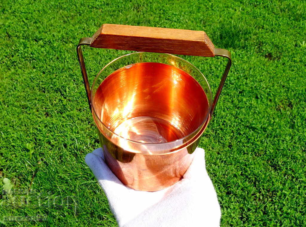 Δοχείο μελιού για πάγο, καλάθι, καθαρό κόκκινο μέλι συν γυάλινο δοχείο