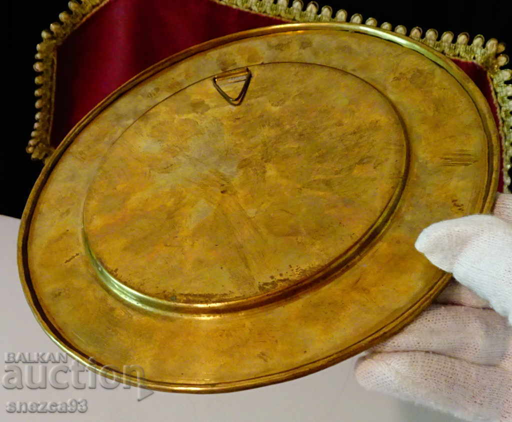 Αγγλικός χάλκινος δίσκος, πιάτο, πάνελ, κυψελωτό σμάλτο. - 6 Αγγλικός χάλκινος δίσκος, πιάτο, πάνελ, κυψελωτό σμάλτο. - 6