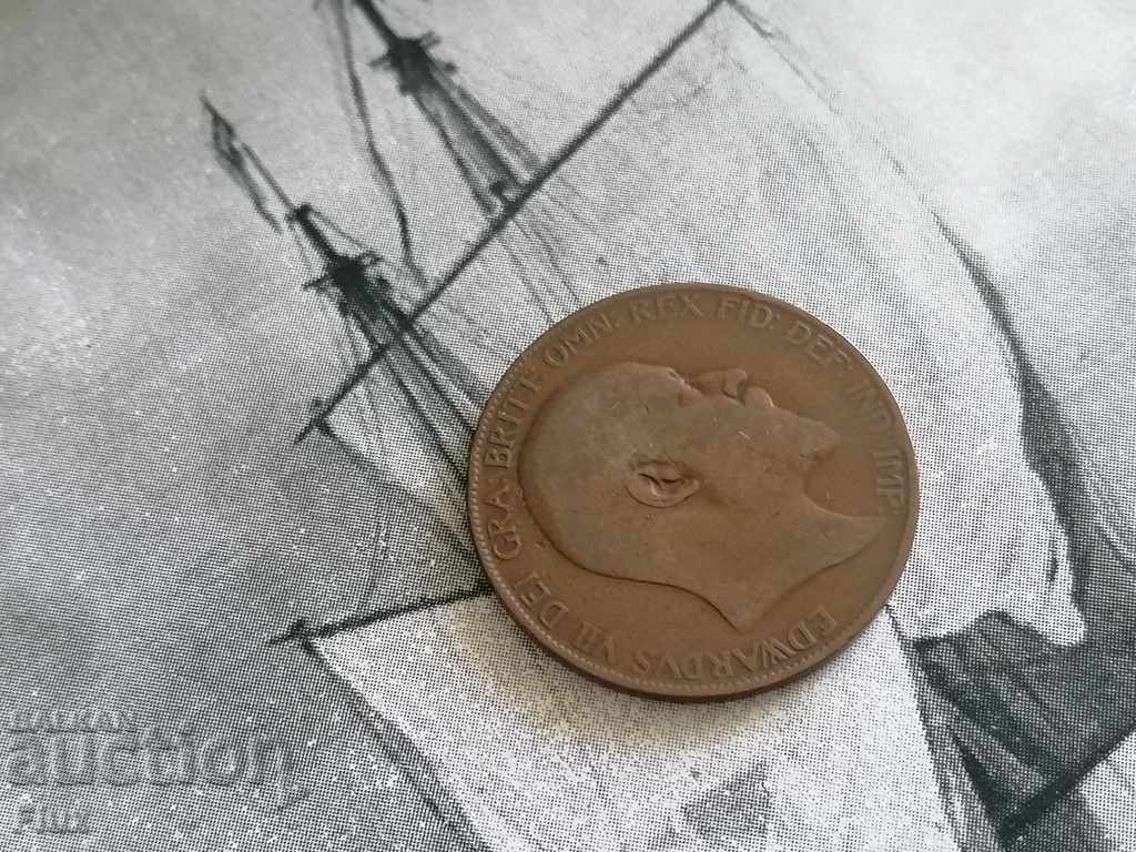 Coin - Great Britain - 1 penny 1907 with price 5.00 BGN | € 2.56 Coin - Great Britain - 1 penny 1907 with price 5.00 BGN | € 2.56