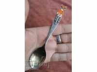 Old Soviet Russian Children's Spoon Spoon Enamel Melchior