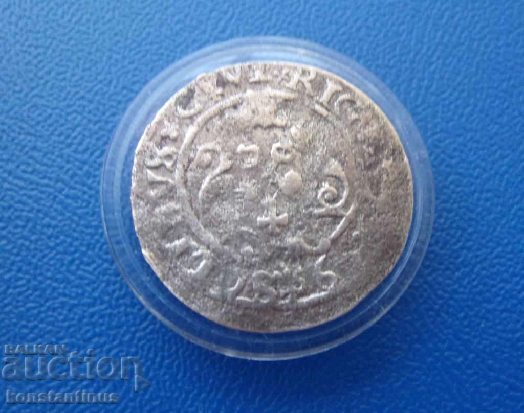 Λιθουανία Sigismund III 1 Shilling Silver Coin Rare