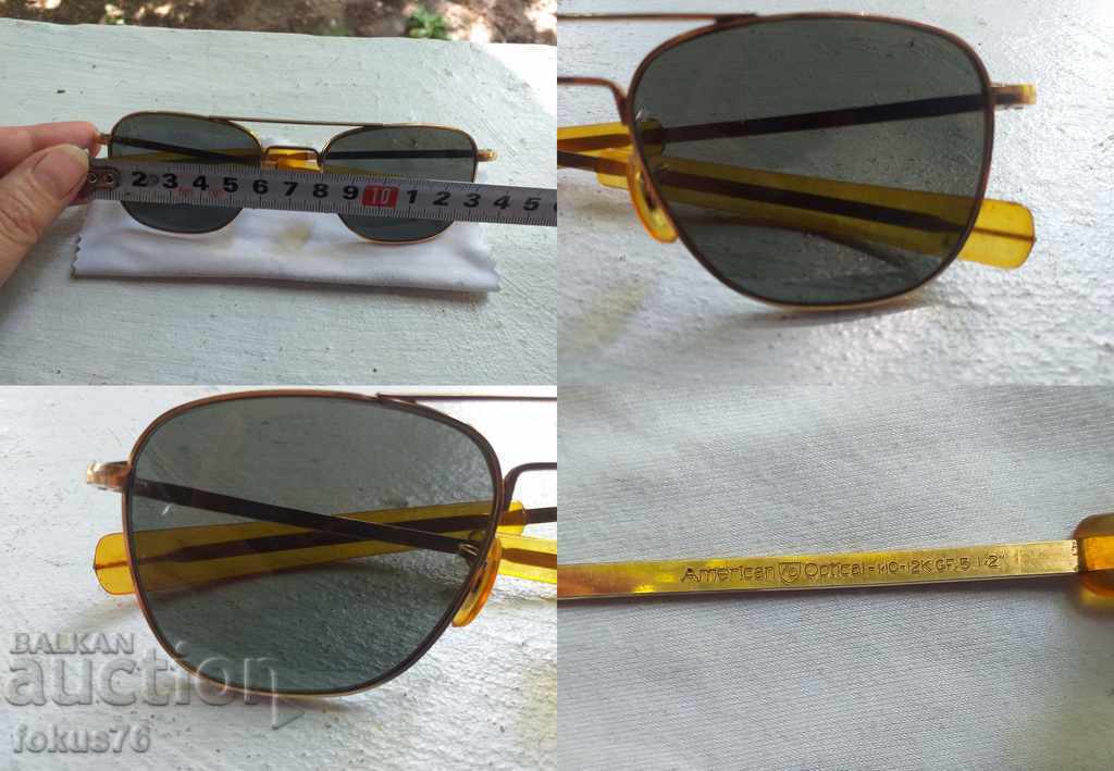 Original pilot sunglasses American Optical 12k GF - 7