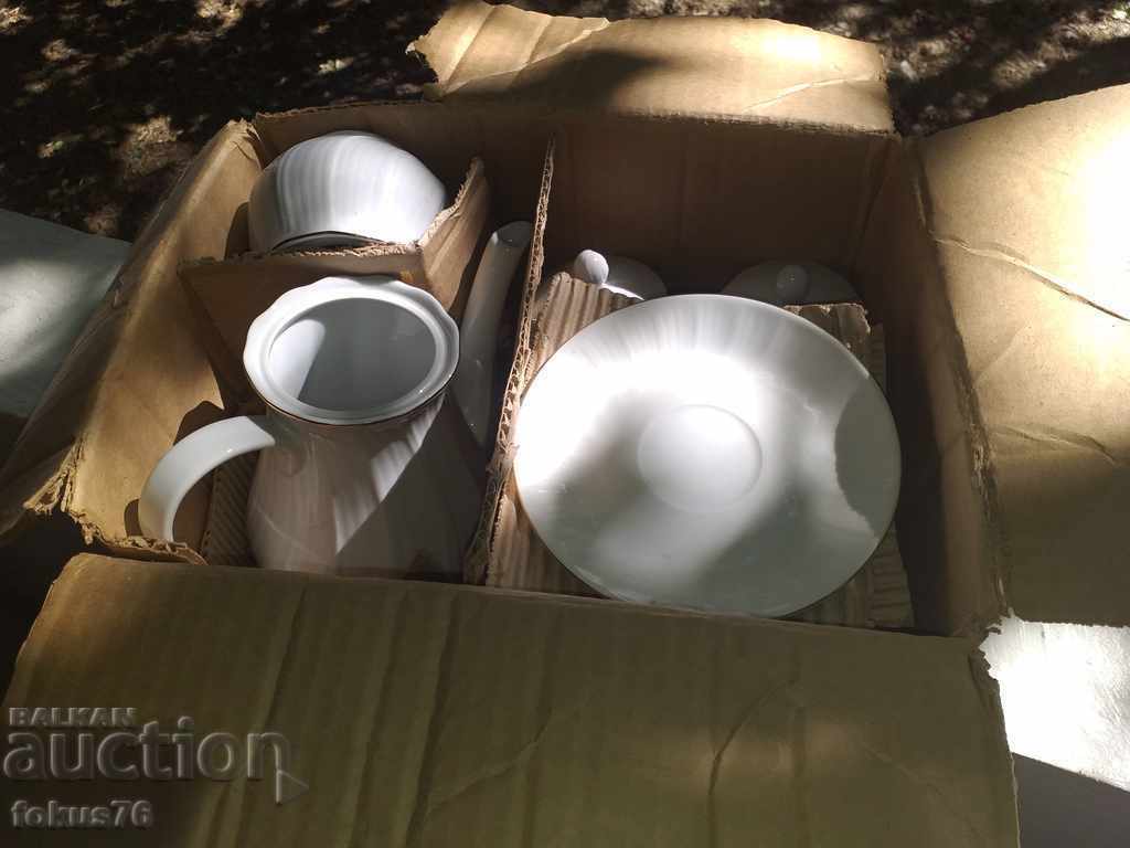 Great coffee set - Bulgarian porcelain in a box - 5 Great coffee set - Bulgarian porcelain in a box - 5