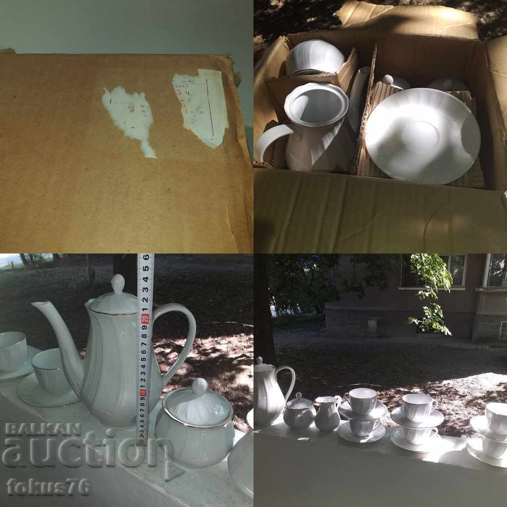 Great coffee set - Bulgarian porcelain in a box - 7 Great coffee set - Bulgarian porcelain in a box - 7