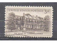 1956. SUA. Wheatland - Casa lui James Buchanan.