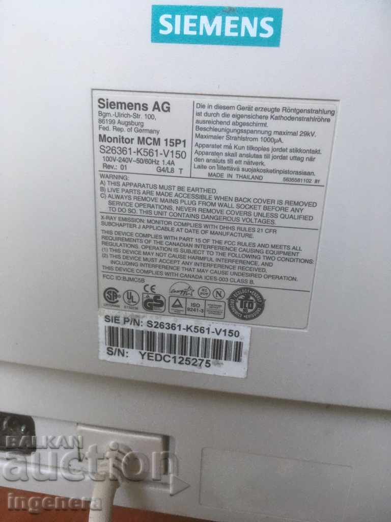 Auction MONITOR DOES NOT WORK FOR SCRAP-14 PARTS " Auction MONITOR DOES NOT WORK FOR SCRAP-14 PARTS "