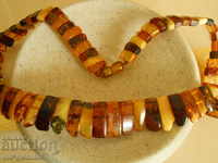Magnificent NECKLACE and BRACELET natural Amber style Cleopatra