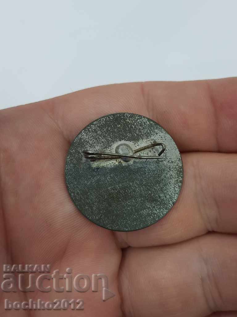 Auction  Very rare Bulgarian royal badge, military school badge