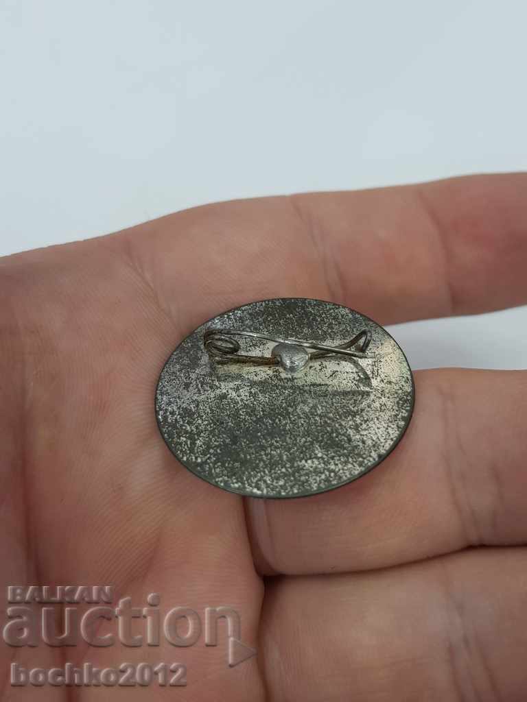 Delivery of Very rare Bulgarian badge, military school insignia