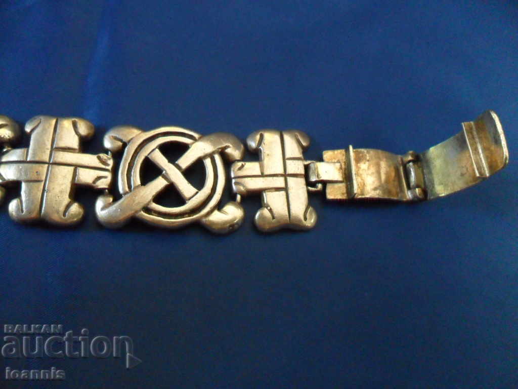 Auction  Silver men's bracelet - unique!