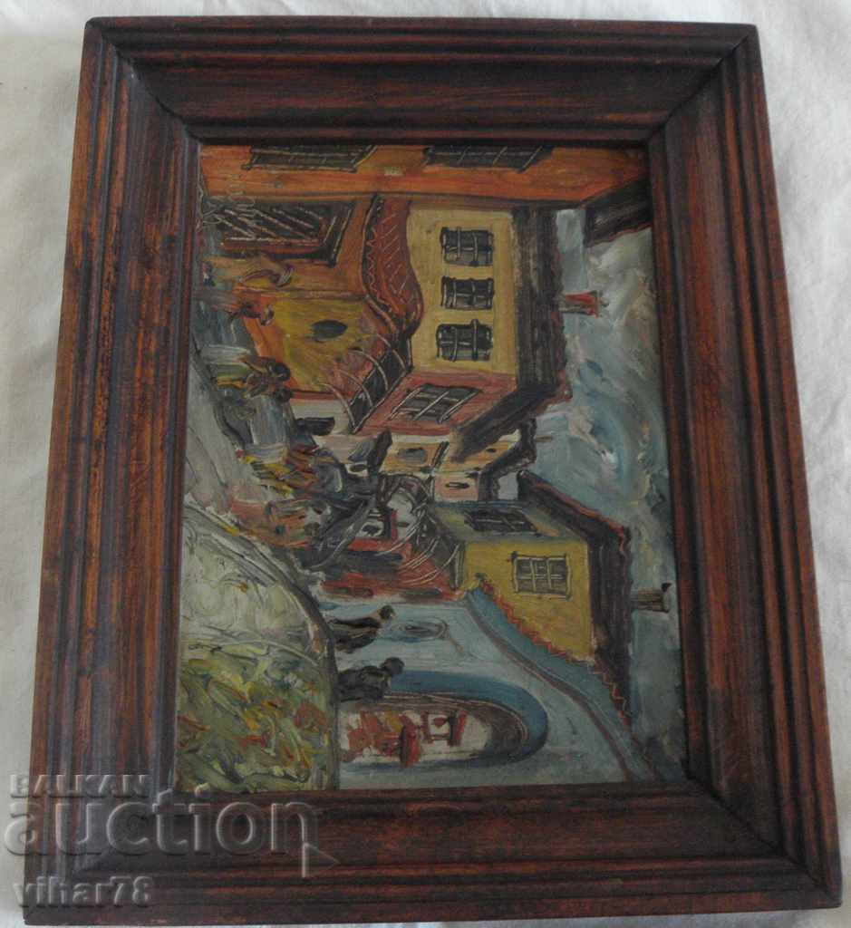 Ζωγραφιά σε καμβά - gr. ΠΛΟΒΔΙΒ (Φιλιππούπολη) - οδός ΠΑΛΝΤΙΝ - Θρακική Στάση - 5