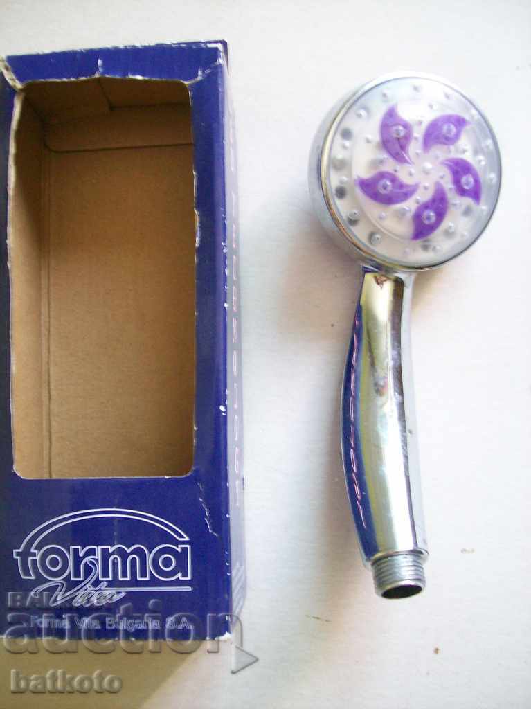 Almost unused LED thermal shower with price 21.00 BGN | € 10.74 Almost unused LED thermal shower with price 21.00 BGN | € 10.74